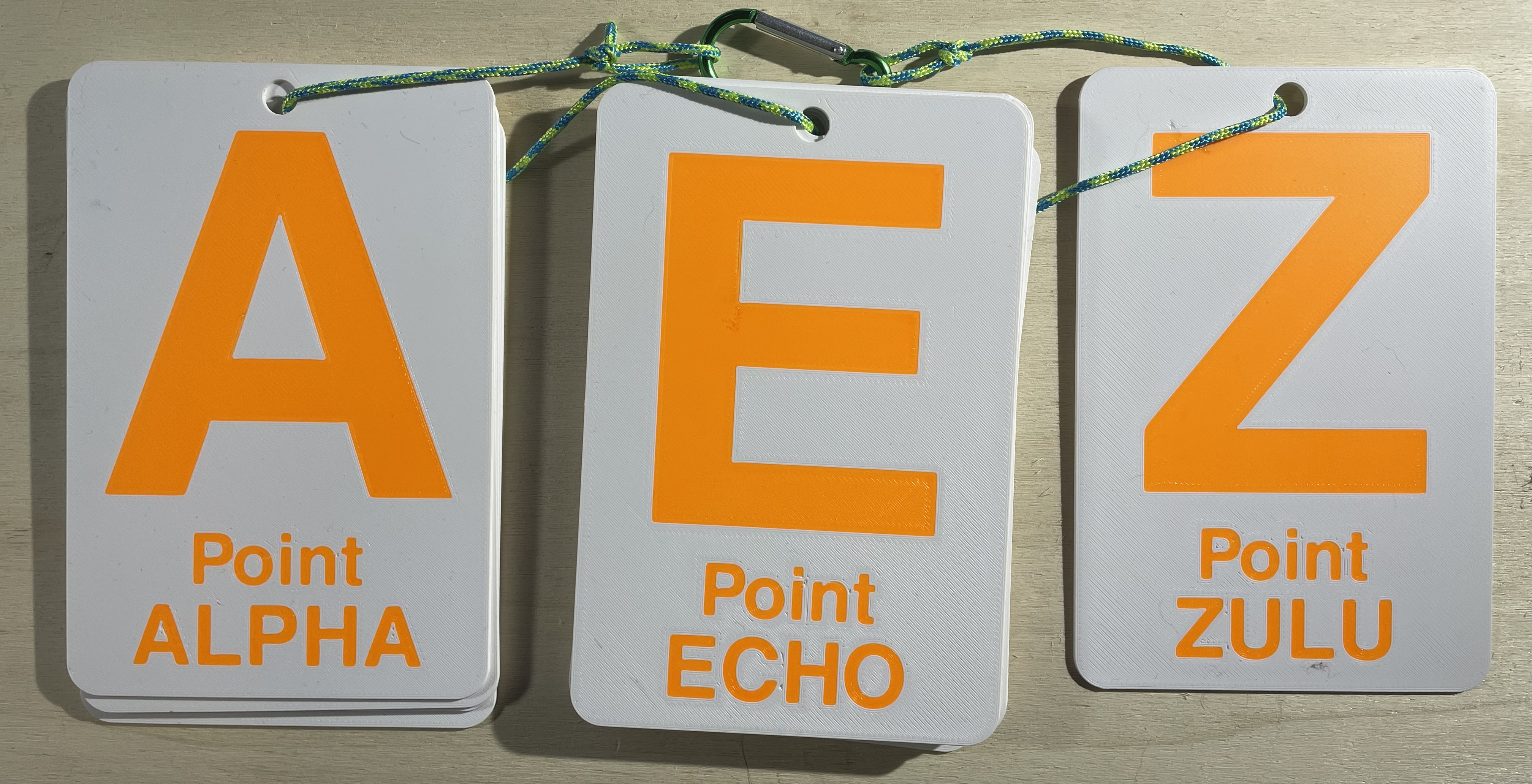 Exemple de carte imprimées